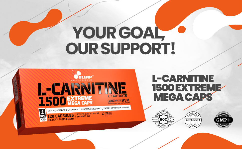 Olimp L-Carnitine 1500 Extreme Mega Caps® – 120 Capsules