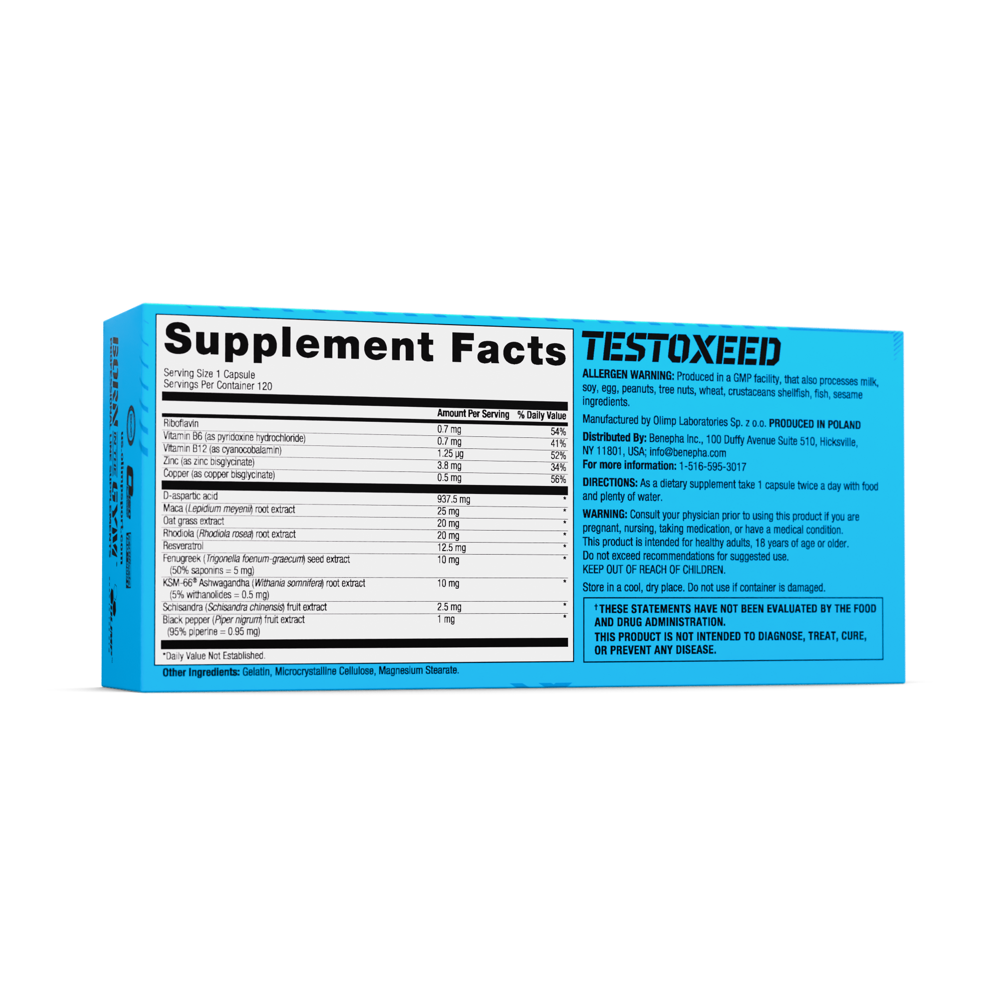 Olimp Testoxeed® Mega Caps® – 120 Capsules