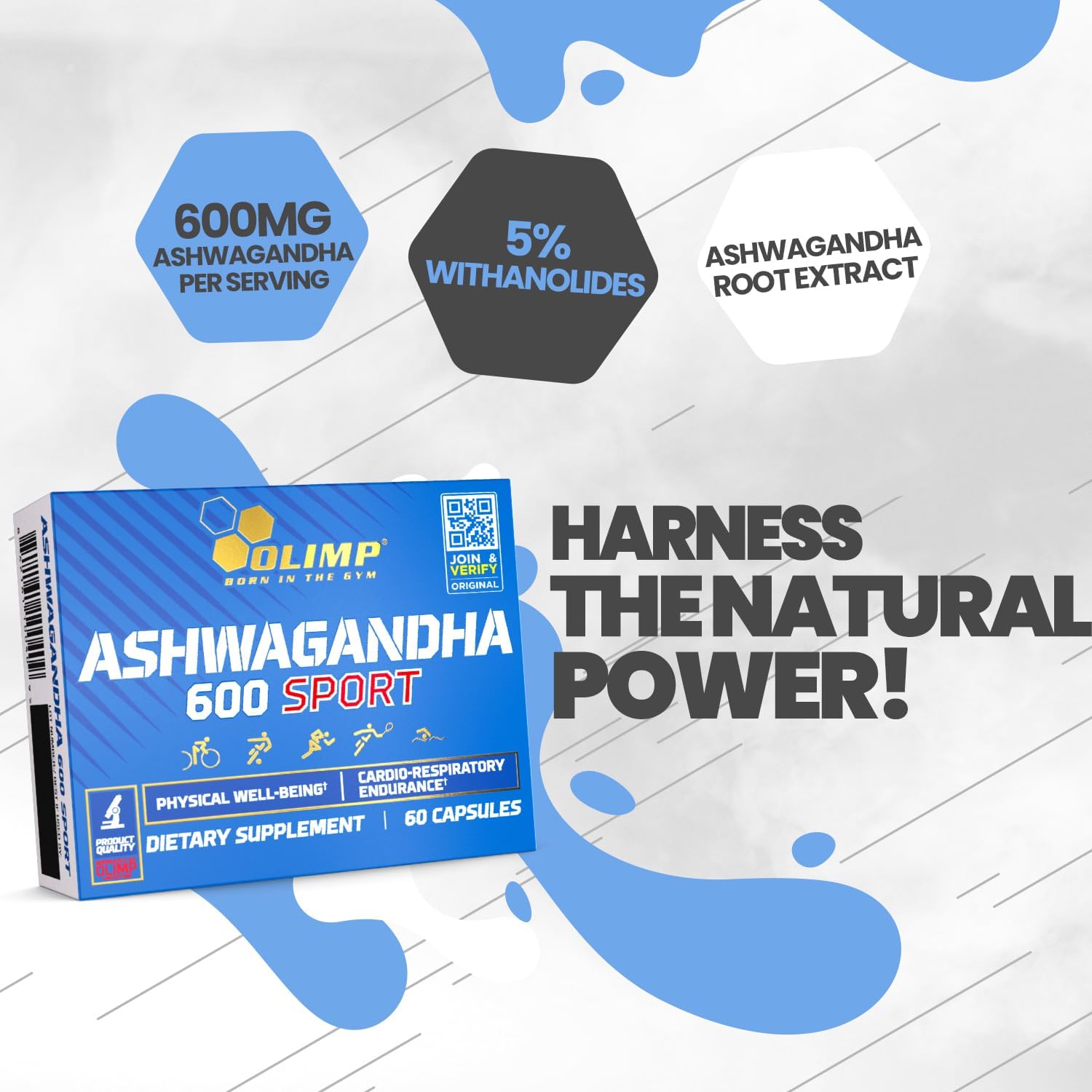 Olimp Ashwagandha 600 Sport – 60 Capsules
