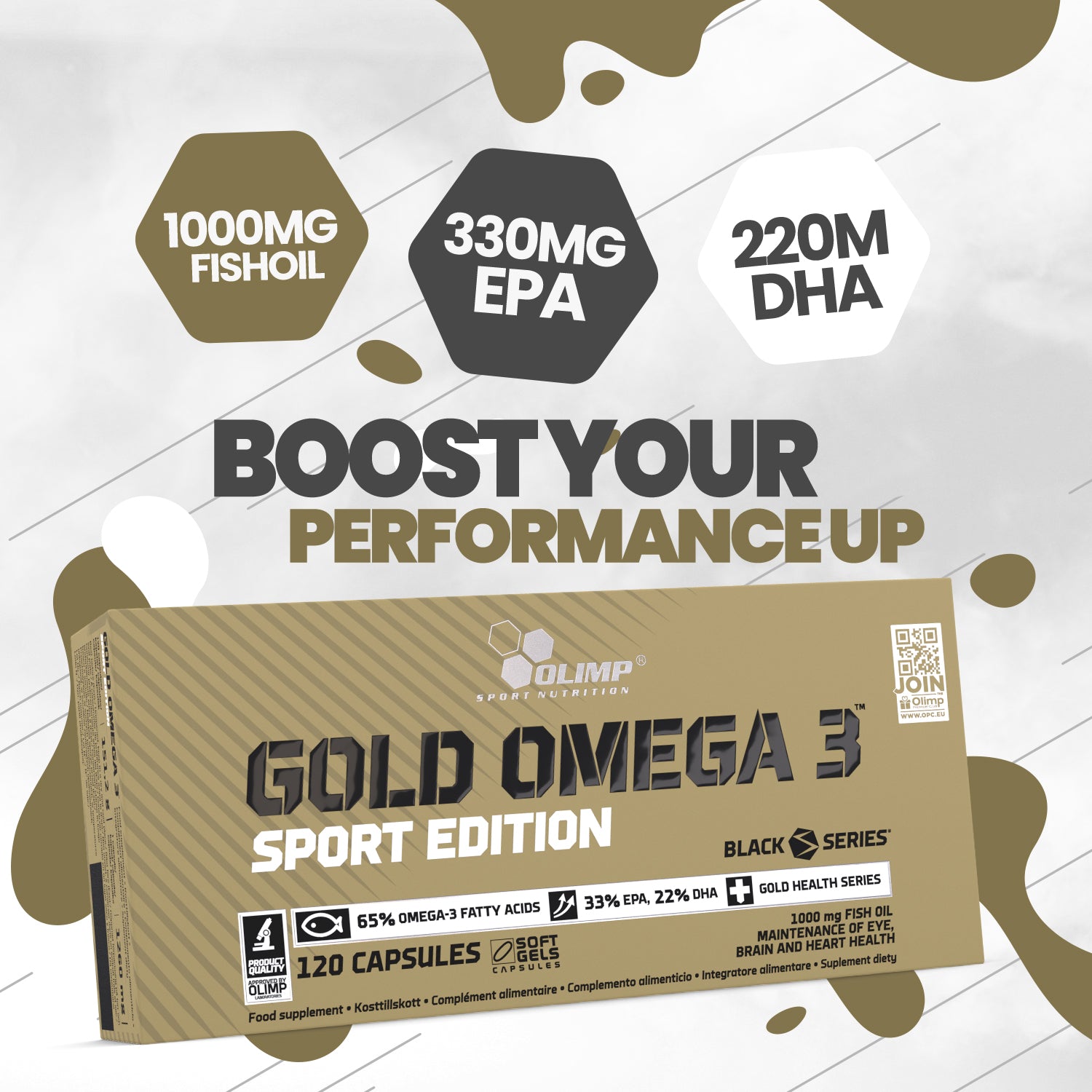 Olimp Gold Omega 3 Sport Edition – 120 Capsules