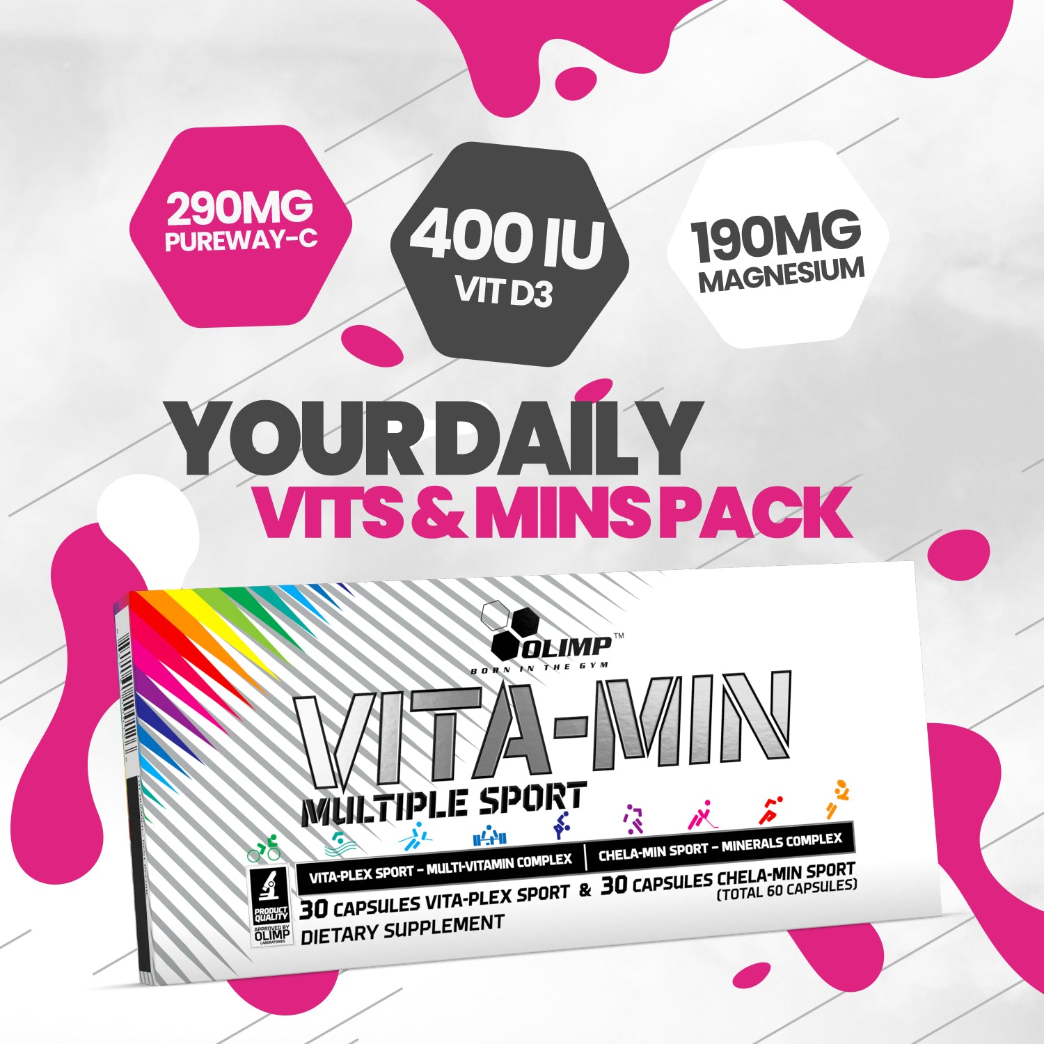 Olimp Vita-Min Multiple Sport Mega Caps® – 60 Capsules